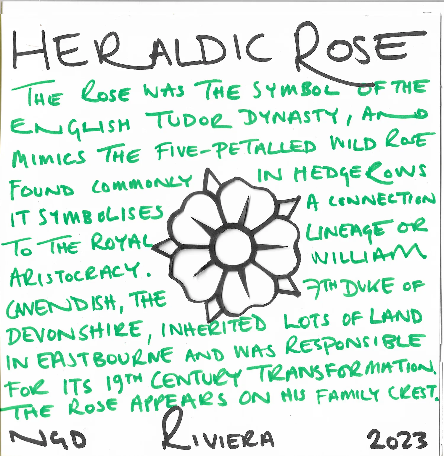 Heraldic Rose