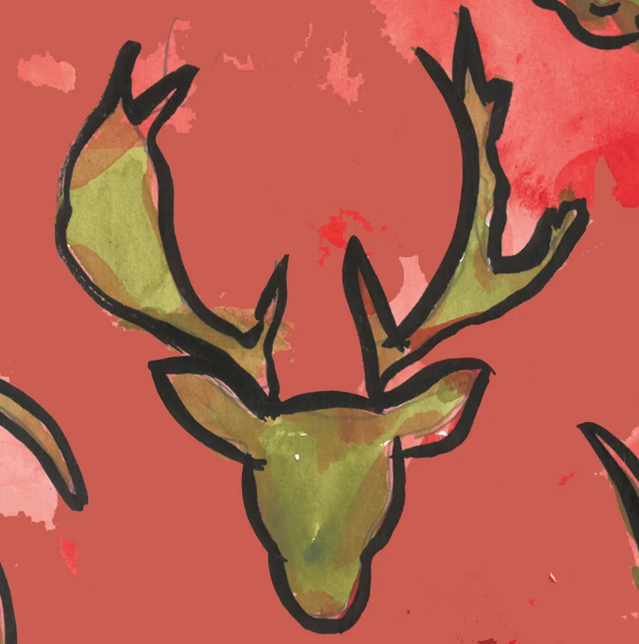 Heraldic Stag